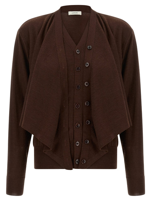 Lemaire Trompe Loeil Effect Cardigan