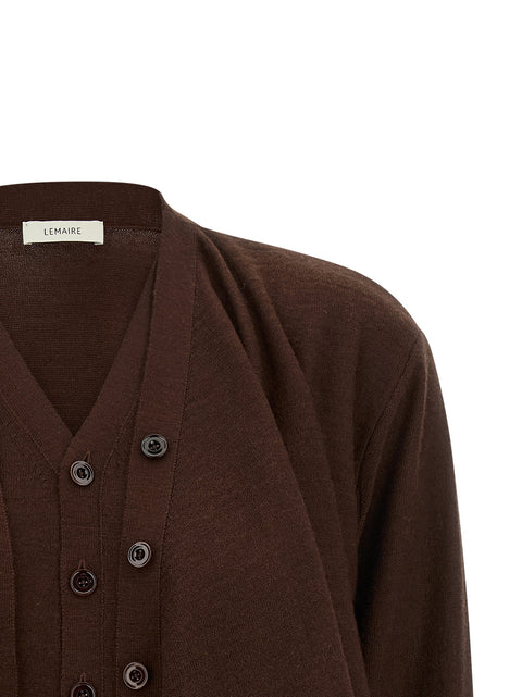Lemaire Trompe Loeil Effect Cardigan