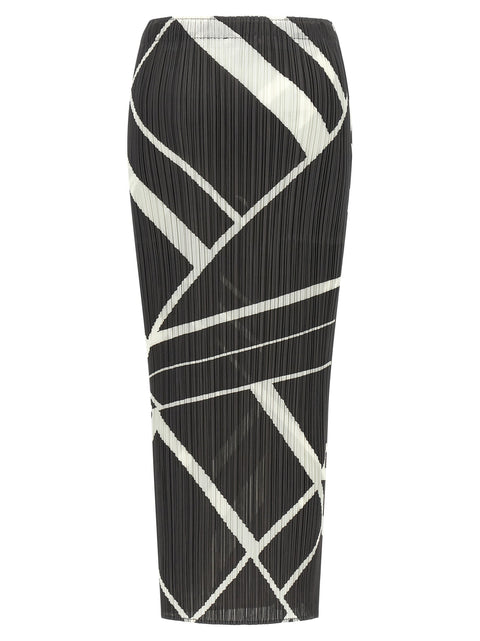 Pleats Please Issey Miyake Fold Line Skirt