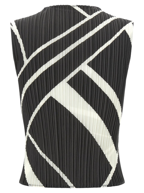 Pleats Please Issey Miyake Fold Line Blouse