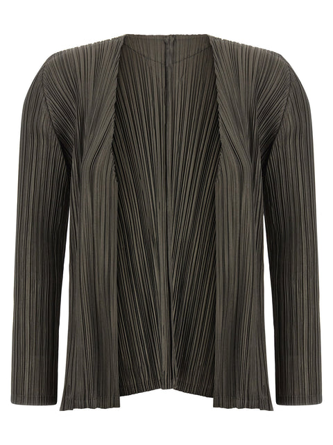 Pleats Please Issey Miyake Mellow Pleats Cardigan