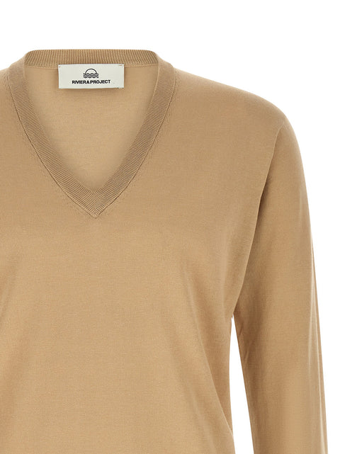 Riviera Project Cotton And Silk Sweater