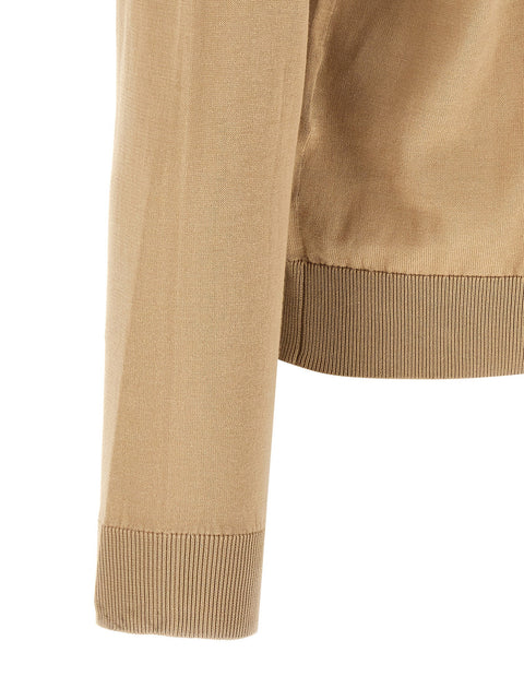 Riviera Project Cotton And Silk Sweater