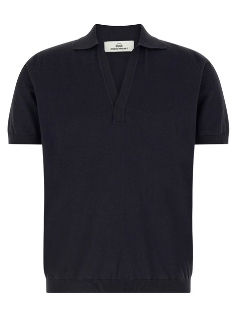 Riviera Project Open Collar Polo Shirt