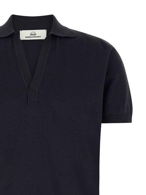 Riviera Project Open Collar Polo Shirt