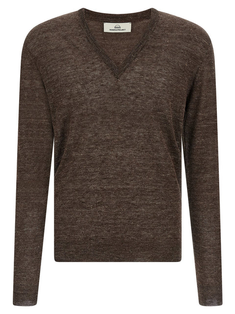 Riviera Project Linen And Silk Sweater