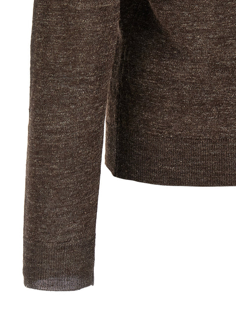 Riviera Project Linen And Silk Sweater