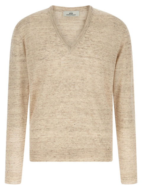 Riviera Project Linen And Silk Sweater