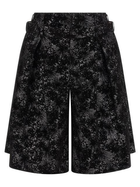 Comme Des Garçons Homme Plus Double Waist Bermuda Shorts