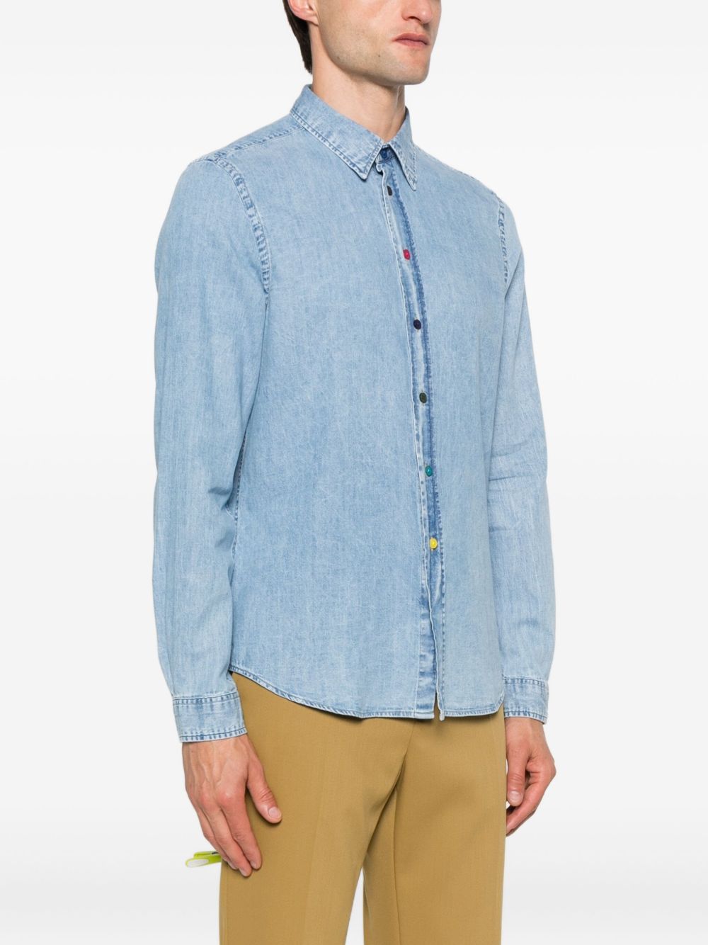 PS By Paul Smith Shirts Clear Blue-Shirts-PS By Paul Smith-L-Urbanheer