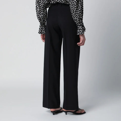 PT Torino Black wool trousers