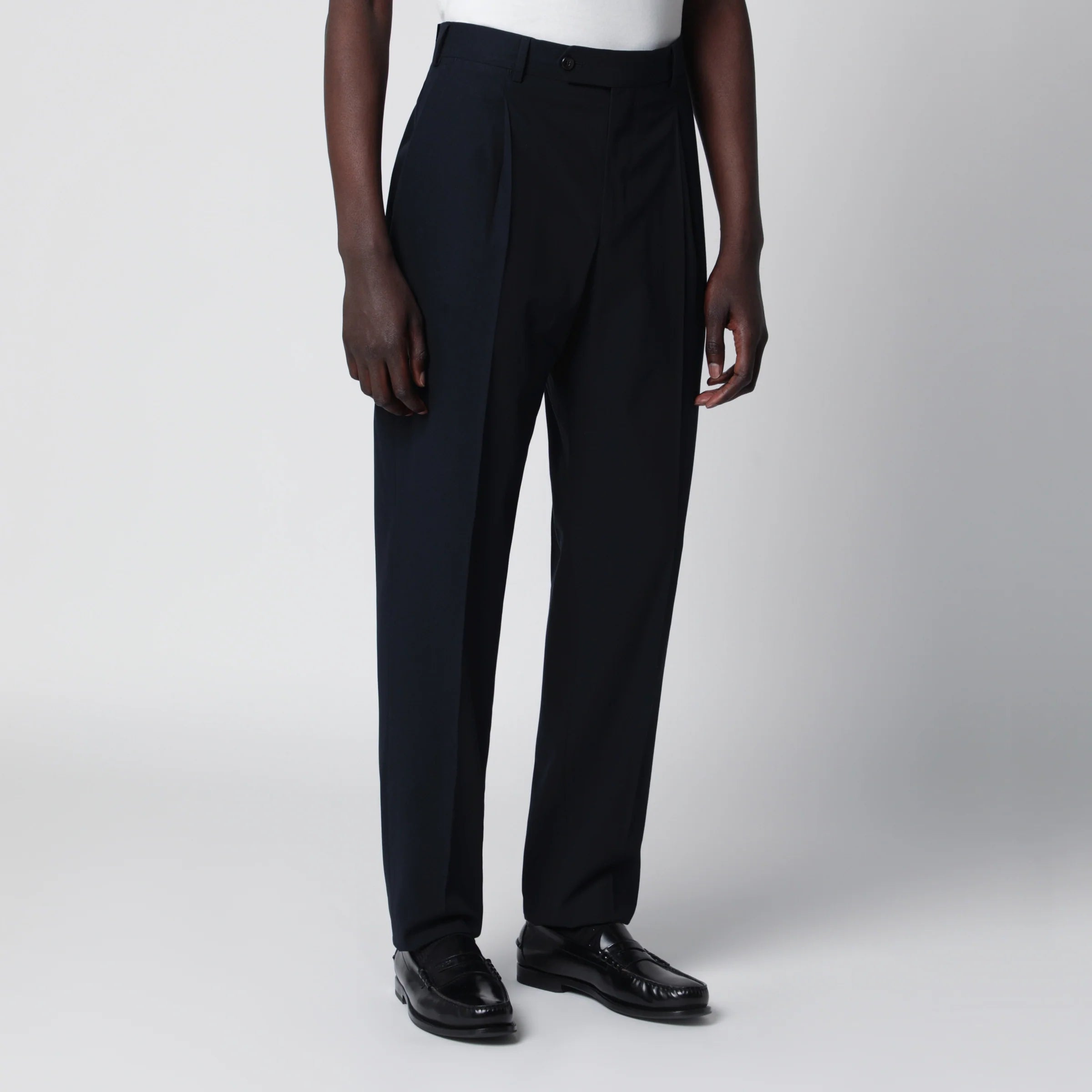 PT Torino Blue cotton trousers