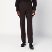PT Torino Brown cotton trousers