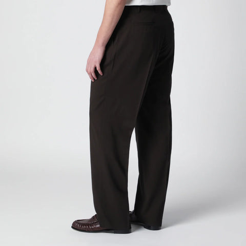 PT Torino Brown wool trousers