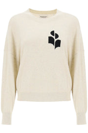 Neutro Isabel Marant Etoile Marisans Sweater With Logo Intarsia-Marant ETOILE-Neutro-34-Urbanheer