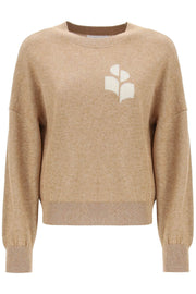 Isabel Marant Etoile Marisans Sweater With Logo Intarsia-Marant ETOILE-Beige-34-Urbanheer