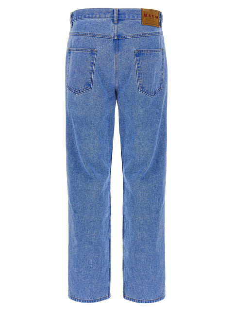 Marni Bleached Coated Jeans