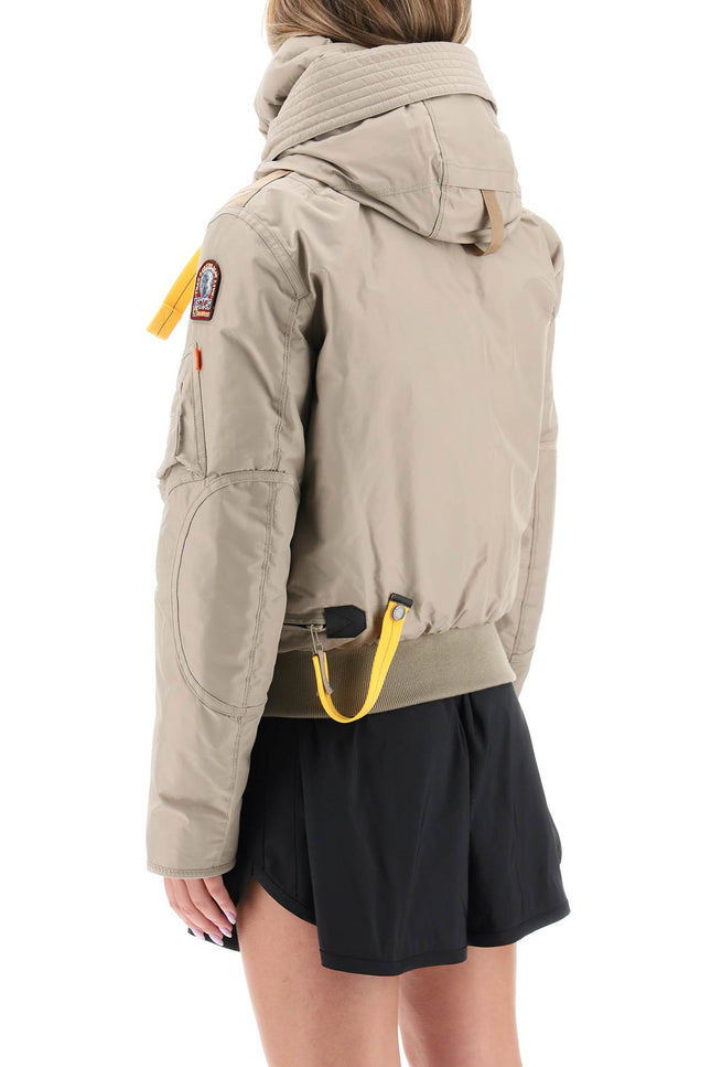 Parajumpers 'Gobi' Bomber Jacket In Oxford Nylon-Clothing - Women-Parajumpers-Beige-XS-Urbanheer