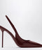 Paris Texas Lidia slingback pumps in cherry patent leather