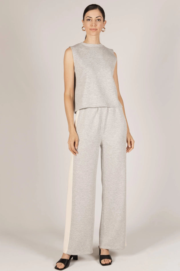 P. CILL Butter Modal Round Neck Sleeveless Top H. Grey-Top-P. CILL-XS-H. Grey-Urbanheer