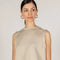 P. CILL Butter Modal Round Neck Sleeveless Top Taupe-Top-P. CILL-XS-Taupe-Urbanheer