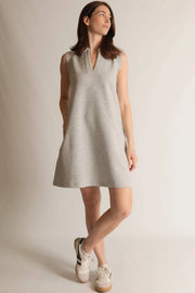 P. CILL Butter Modal Sleeveless Tennis Dress Cornflower Ivory-Dress-P. CILL-XS-Ivory-Urbanheer