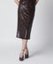 P.A.R.O.S.H. Brown sequin pencil skirt