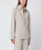 P.A.R.O.S.H. Stucco-coloured wool shirt