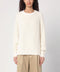 P.A.R.O.S.H. Sweater cream in cotton and cashmere