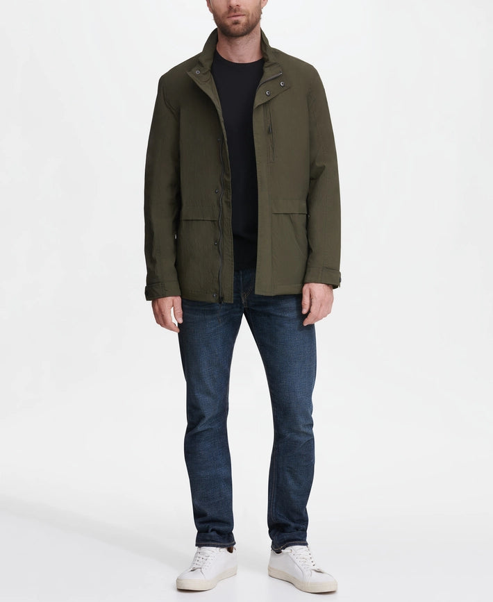 Packable Rain Jacket-Jacket-Cole Haan-S-OLIVE-Urbanheer