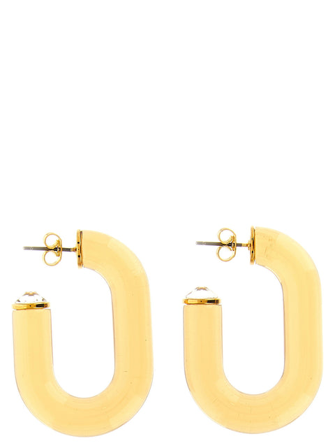 Paco Rabanne Bo Resine Earrings With Crystal Detail