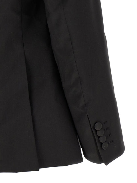 Pal Zileri Wool And Satin Dress
