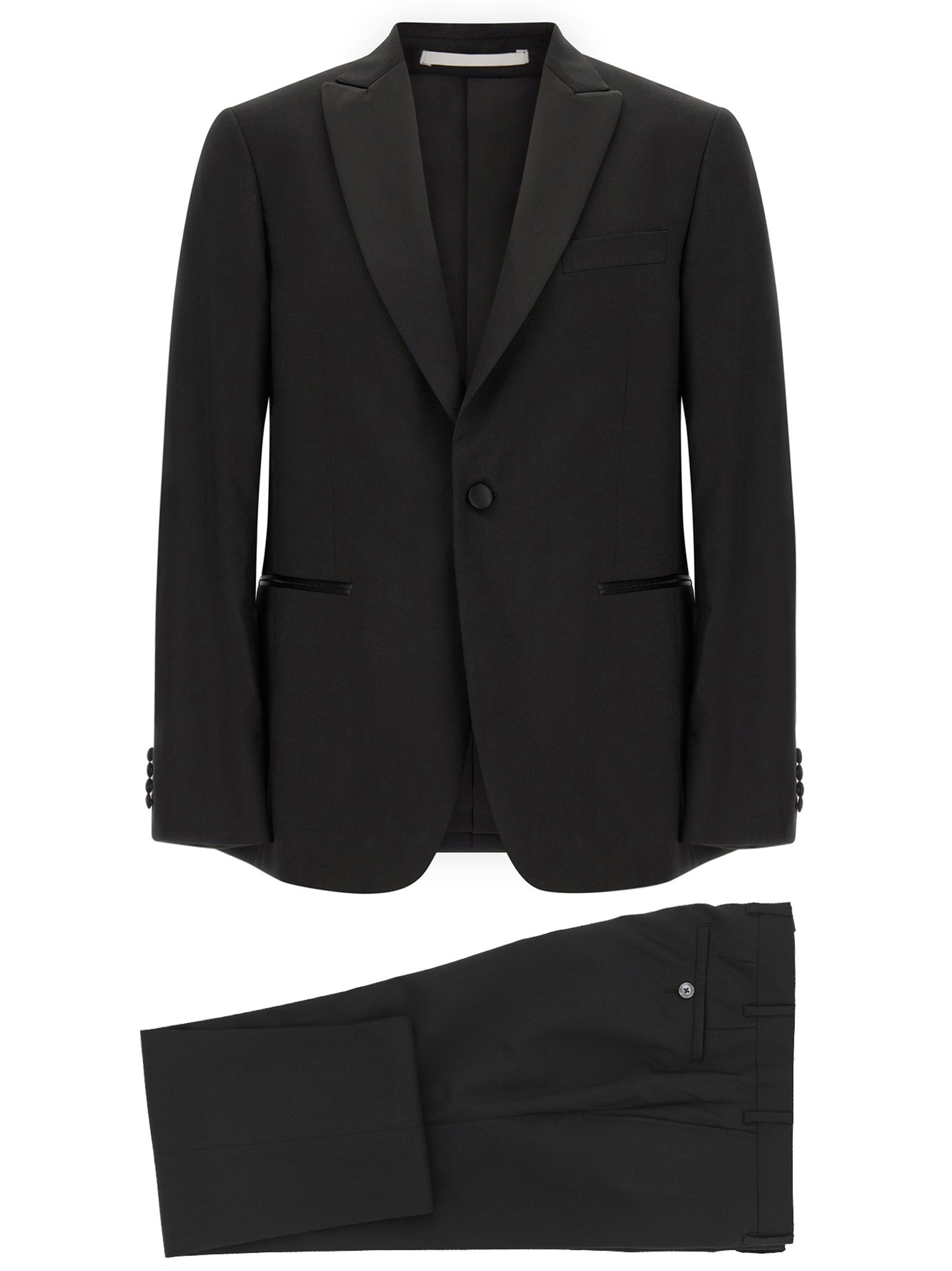 Pal Zileri Wool And Satin Dress