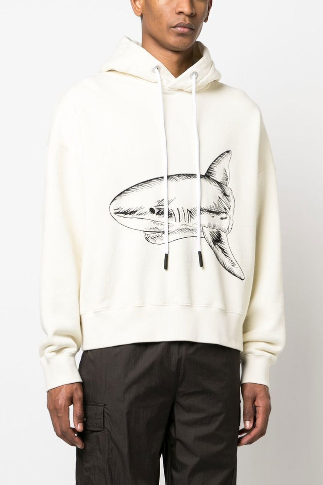 Palm Angels Sweaters White-men > clothing > topwear-Palm Angels-Urbanheer