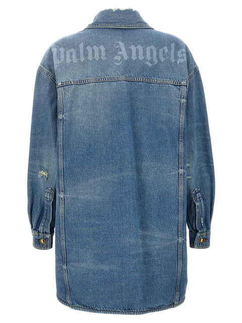 Palm Angels Washed Logo Jacket