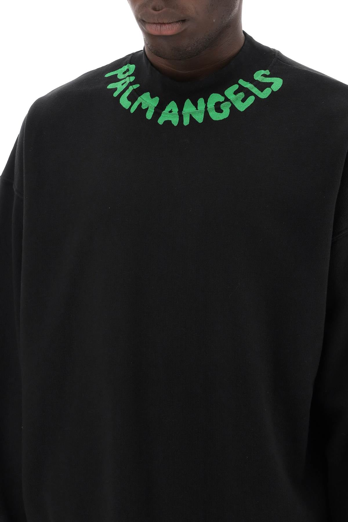 Palm Angels Sweatshirt-Sweatshirt-Palm Angels-S-Black-Urbanheer