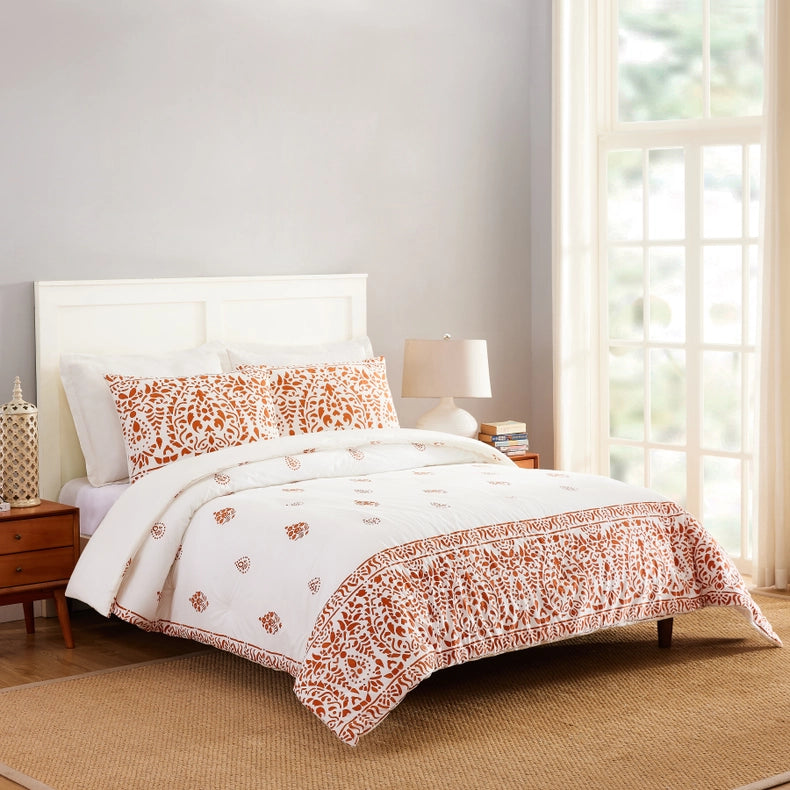 Paloma Comforter Set - 3 Pieces By Laurel & Mayfair-Set-Peking Handicraft-Full/Queen-Urbanheer