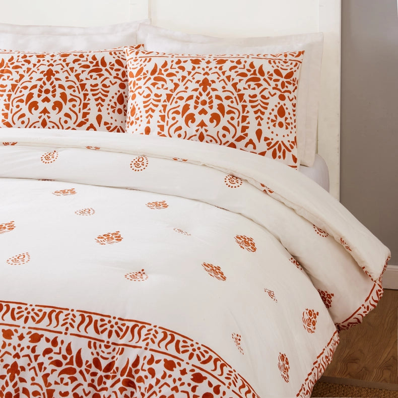 Paloma Comforter Set - 3 Pieces By Laurel & Mayfair-Set-Peking Handicraft-Full/Queen-Urbanheer
