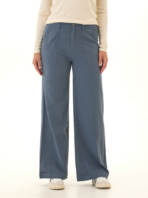 Pamela Stretch Twill Wide Leg Pant