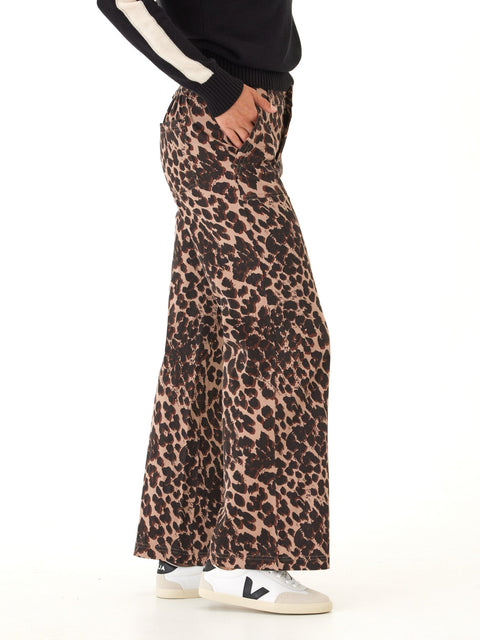Pamela Stretch Twill Wide Leg Pant