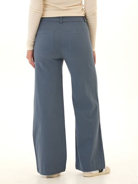 Pamela Stretch Twill Wide Leg Pant