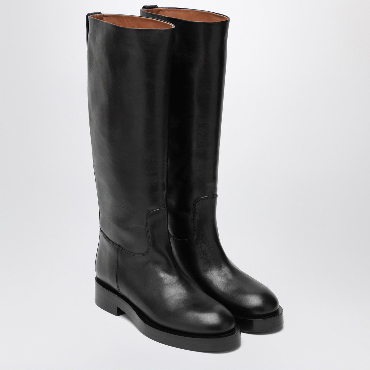 Paris Texas Black Napa leather boots