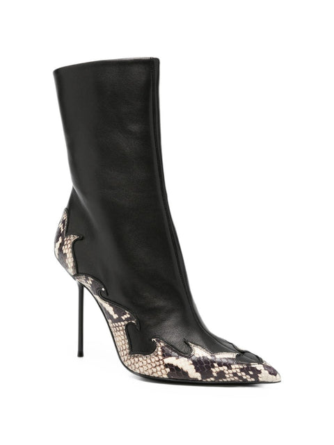 Paris Texas Lidia Queen Of Hearts leather boots