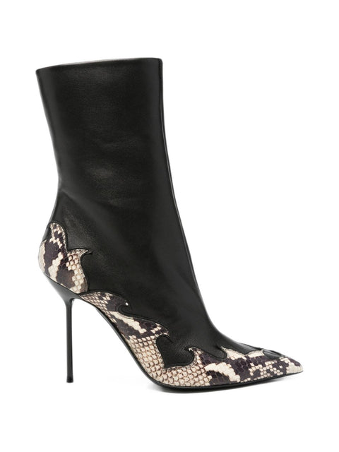 Paris Texas Lidia Queen Of Hearts leather boots