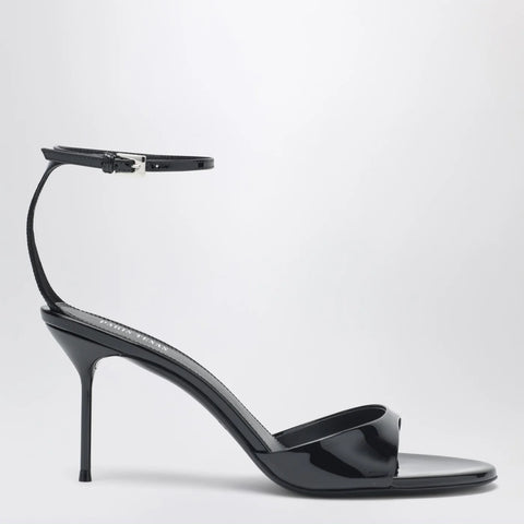 Paris Texas Lidia black patent leather sandal