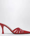 Paris Texas Red leather mule Nadia