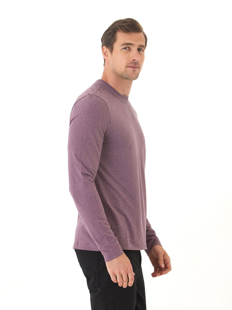 Parker Luxe Jersey Double Rib Long Sleeve Crew