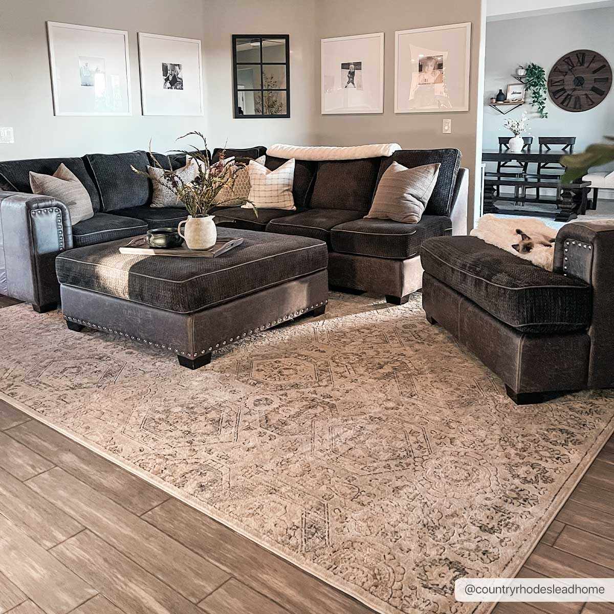 Parkerfield Area Rug-Rugs-Hauteloom-2' x 2'11" Rectangle-Urbanheer