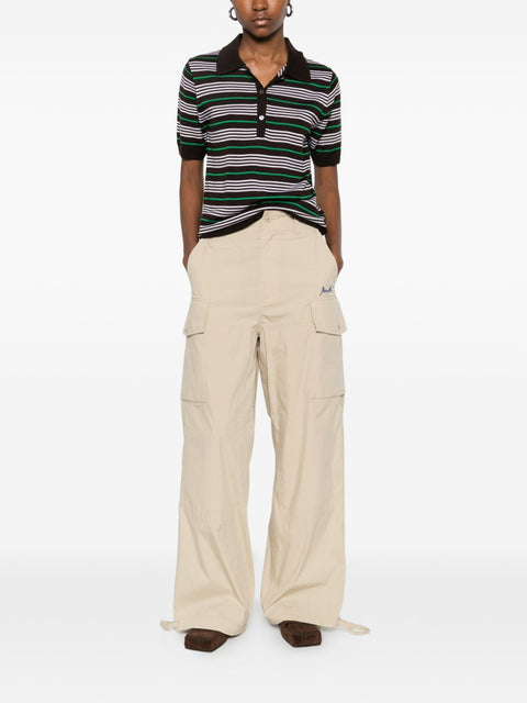 Parosh P.A.R.O.S.H. Nylon and cotton trousers