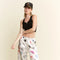 Party Collage Satin Pants Cream-Pants-JADE BY JANE-S-Cream-Urbanheer